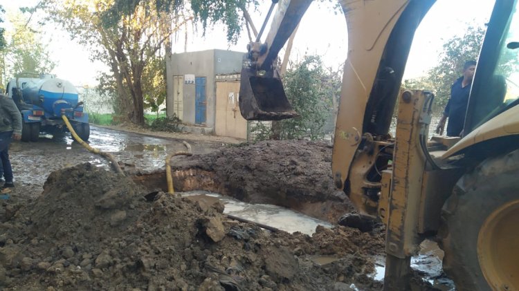 قطع المياه اليوم عن قرية شطوره بطهطا بسوهاج لإصلاح خط مياه 700 ملى
