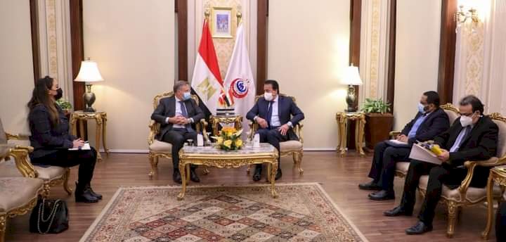 عبدالغفار يستقبل السفير الدنماركي بالقاهرة لتعزيز التعاون بين البلدين في قطاع الصحة