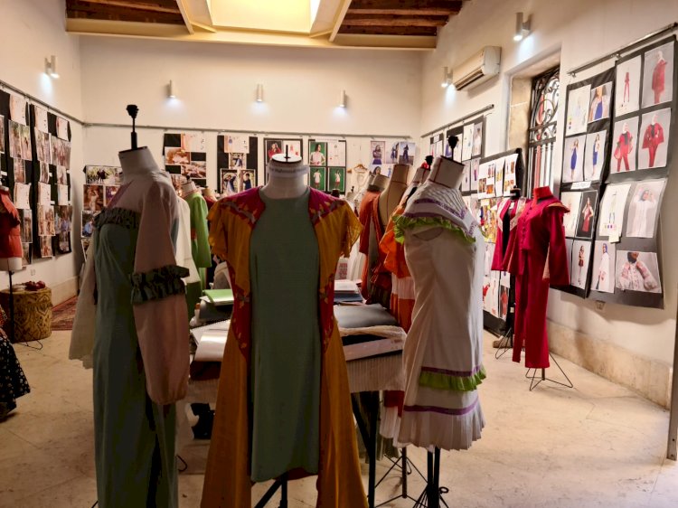 معرض "أزياء التراث العربي بين الماضي والحاضر" بكلية الفنون التطبيقية جامعة حلوان