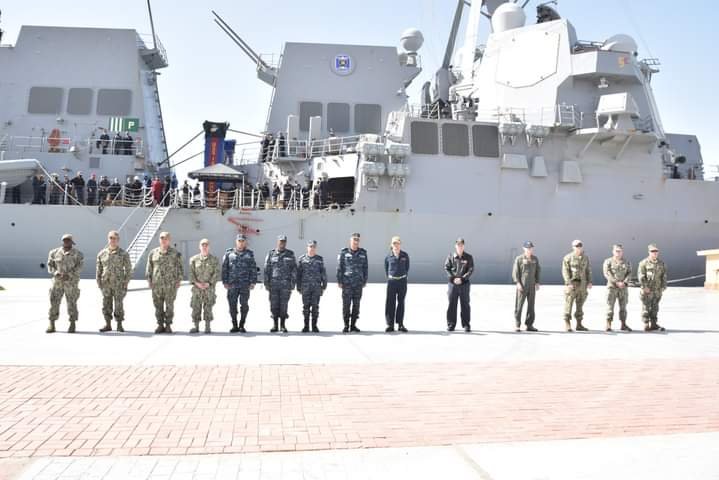 المتحدث العسكرى : إنطلاق فعاليات التدريب البحرى الدولى ( IMX / CE22 ) بنطاق الأسطول الجنوبى بالبحر الأحمر