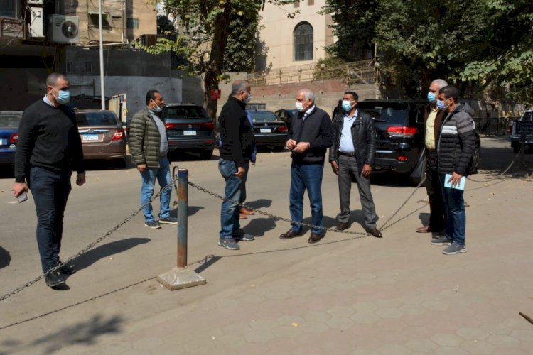 محافظ الجيزة يتفقد أعمال تطوير شارع التحرير وميدان المساحه