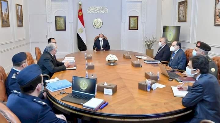 الرئيس السيسي يتابع الموقف التنفيذي للمشروع القومي للإنتاج الزراعي "مستقبل مصر
