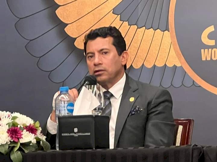 وزير الرياضة يشهد مؤتمر الإعلان عن تفاصيل استضافة مصر لبطولة العالم للجمباز