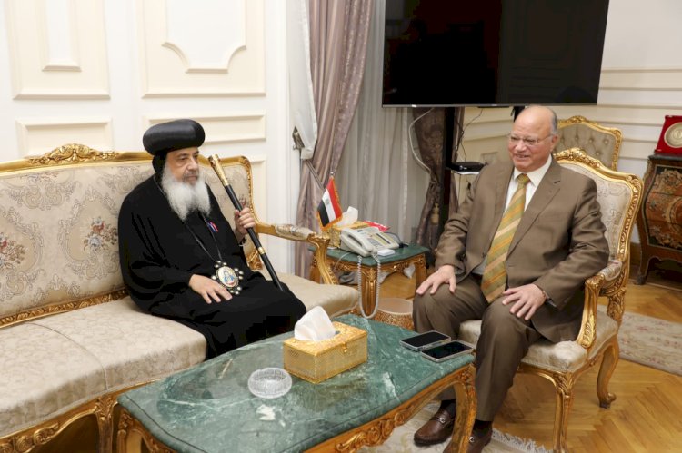 محافظ القاهرة يستقبل  وفد الكنيسة الأرثوذكسية