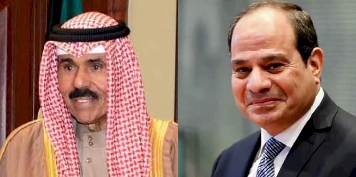 السيسي يهنئ أمير الكويت بمناسبة عيد الفطر المبارك