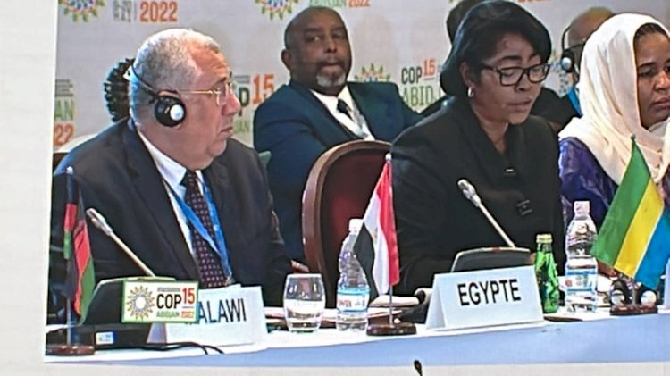 وزير الزراعة يلقي كلمة مصر نيابة عن الرئيس السيسي امام مؤتمر الأطراف لإتفاقية الأمم المتحدة لمكافحة التصحر