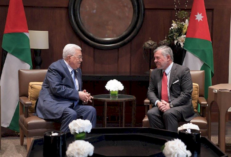 الرئيس الفلسطيني يصل عمان وبجتمع الملك عبد الله الثاني