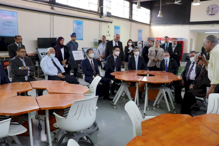 افتتاح ورشة لوبان جمهورية مصر العربية بالمدرسة الفنية المتقدمة للتكنولوجيا الصناعية 