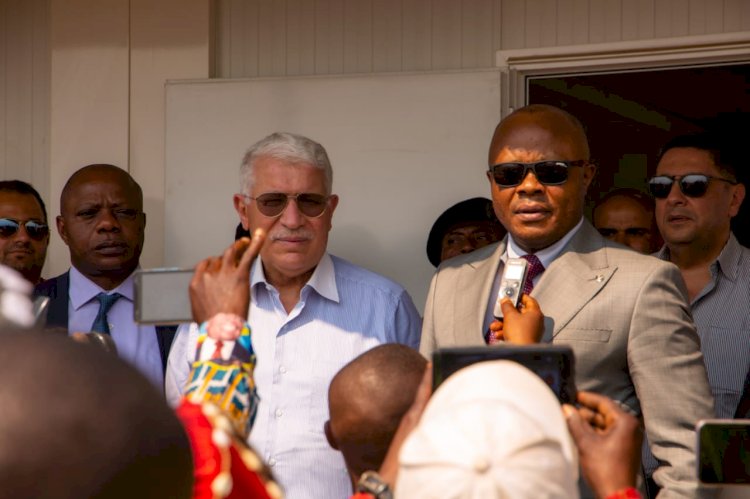 رئيس المقاولون العرب يزور مشروعات الكونغو الديموقراطية
