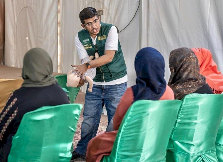 مركز الملك سلمان للإغاثة يختتم البرنامج التطوعي الرابع والخامس عشر في مخيم الزعتري للاجئين السوريين بالأردن