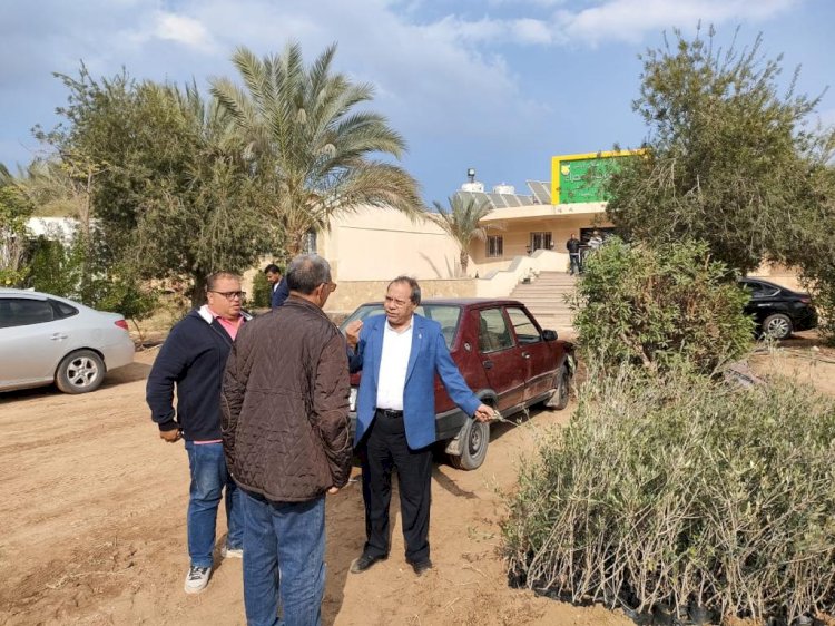 رئيس بحوث الصحراء يتفقد المحطات البحثيه بشمال سيناء 