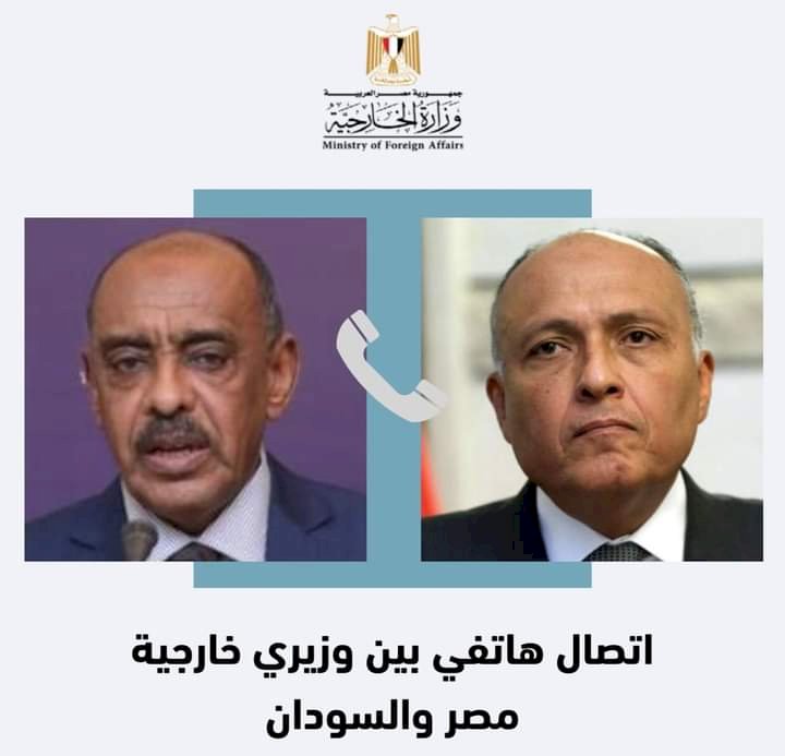 اتصال هاتفي بين وزير الخارجية ونظيره السوداني