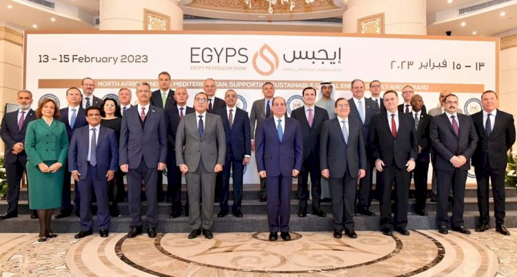 السيسي يفتتح  معرض ومؤتمر مصر  الدولي للبترول (إيچبس ٢٠٢٣)
