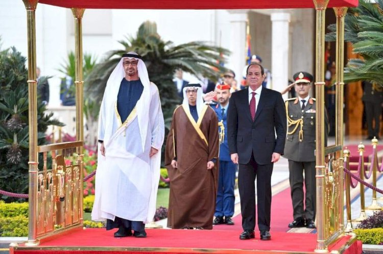 تفاصيل زيارة الشيخ محمد بن زايد رئيس الإمارات لمصر