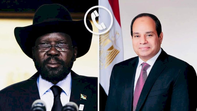 الرئيس السيسي والرئيس سيلفا كير يناشدان الأطراف السودانية بتغليب صوت الحكمة والحوار السلمي