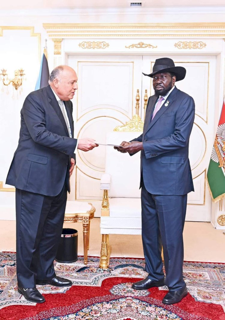 وزير الخارجية يلتقي الرئيس سلفا كير في مستهل زيارته إلى جنوب السودان 