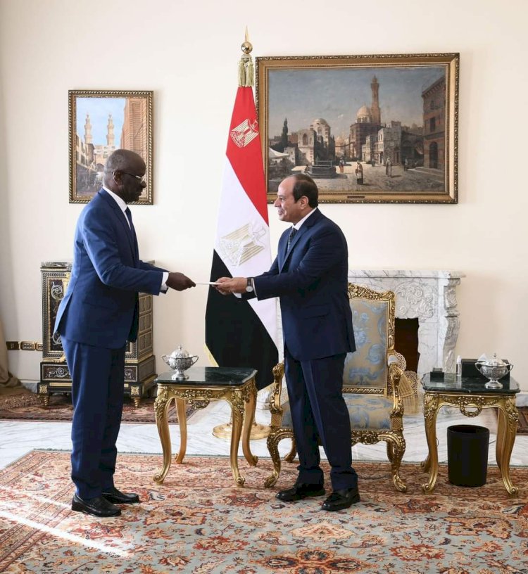 السيسي يستقبل وزير الشئون الخارجية والتعاون الموريتاني
