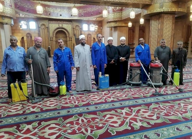 حملة لنظافة وصيانة المساجد بسيناء قبل عيد الأضحى