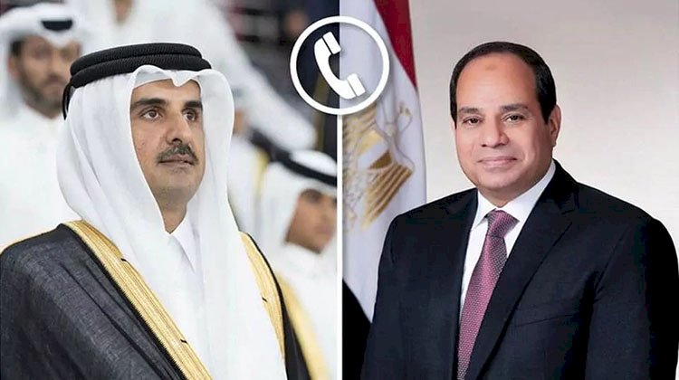 أمير قطر يهنئ السيسي بحلول عيد الأضحى 