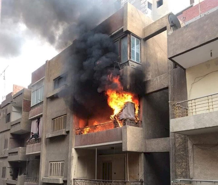 السيطرة على حريق شقة سكنية فى أوسيم
