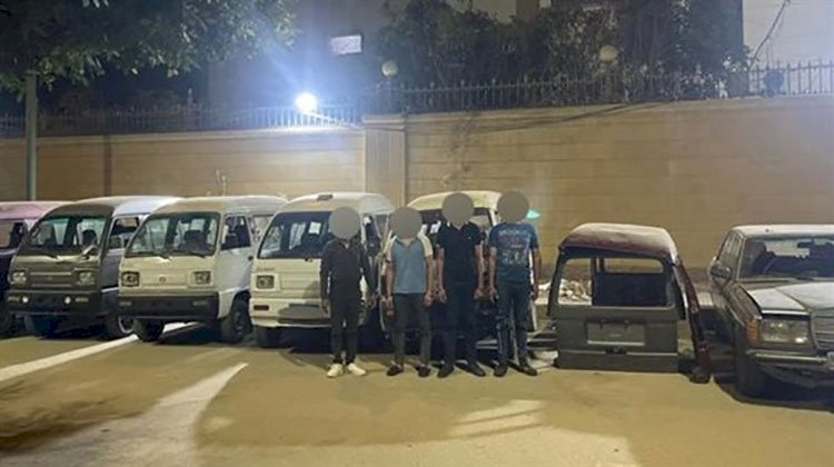 حبس عصابة سرقة السيارات بالقاهرة