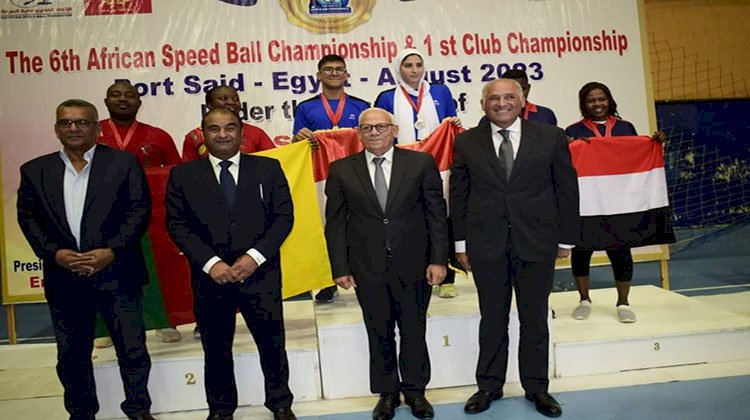 محافظ بورسعيد يفتتح البطولة الإفريقية السادسة لكرة السرعة