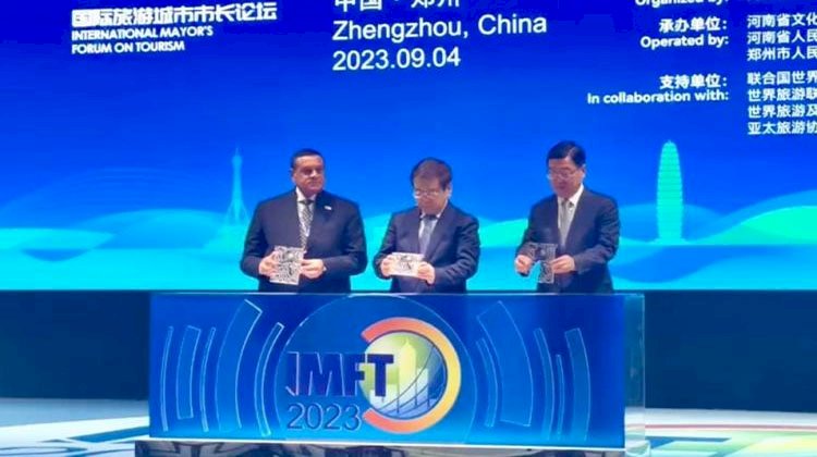 وزير التنمية المحلية يشارك في تدشين إطلاق أعمال المنتدي الدولي العاشر للمدن المستدامة والسياحية بمدينة ( تشنغتشو ) الصينية