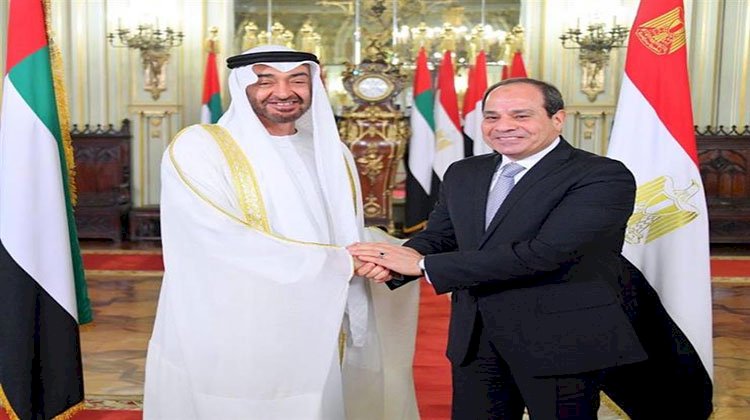 الرئيس السيسى والشيخ محمد بن زايد يؤكدان اعتزازهما بالعلاقات الأخوية الوطيدة بين مصر والإمارات