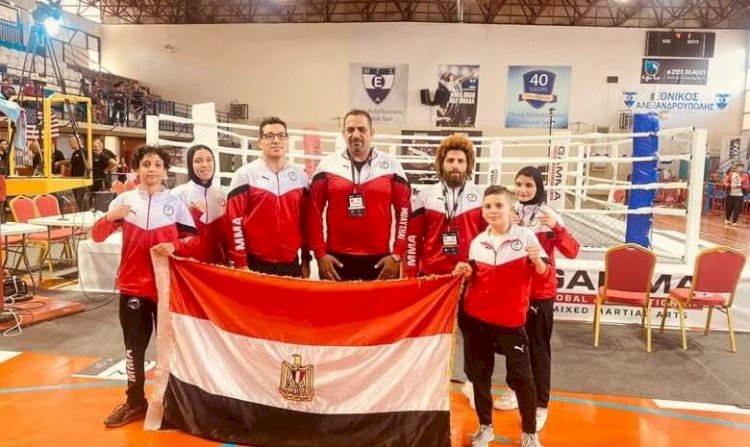 مصر تنافس على ميداليتين ببطولة العالم للشباب للفنون القتالية المختلطة باليونان