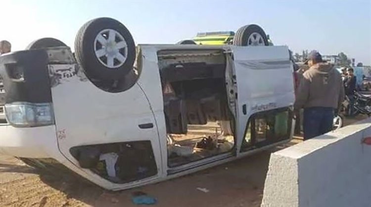 إصابة 6 أشخاص في حادث تصادم بطريق مرسى علم - القصير