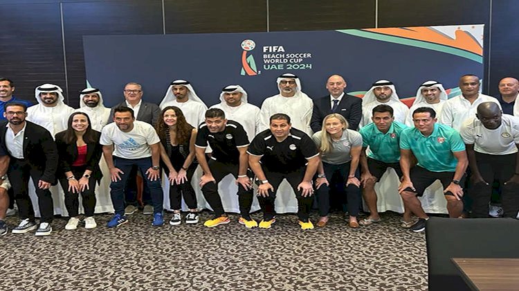 مصر مع الإمارات وأمريكا وإيطاليا فى كأس العالم للكرة الشاطئية 2024