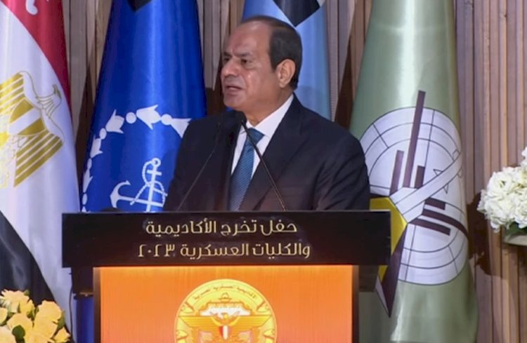 الرئيس السيسي: يتحتم على مصر ألّا تترك الأشقاء الفلسطينيين  
