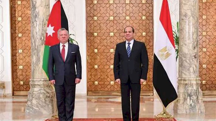 تفاصيل لقاء الرئيس السيسي وملك المملكة الأردنية الهاشمية