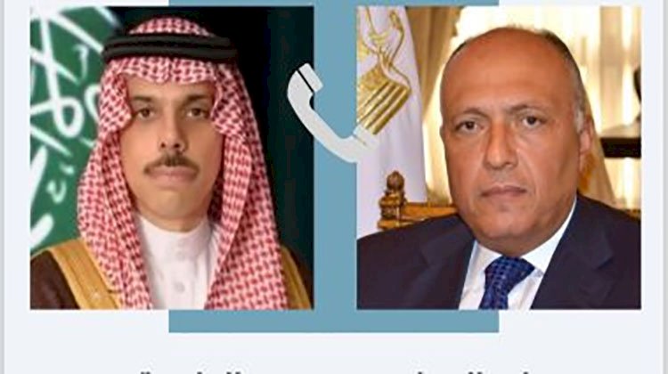 وزير الخارجية يتلقى اتصال هاتفي من نظيره السعودي 