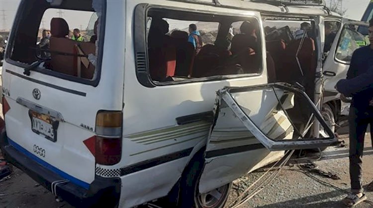 إصابة 7 أشخاص في حادث تصادم سيارة بمحور 26 يوليو