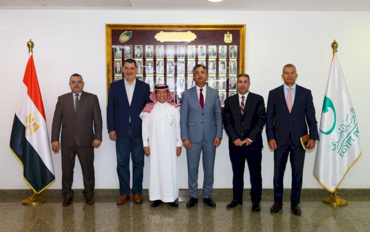 رئيس البريد المصري يستقبل الرئيس التنفيذي لشركة ناقل إكسبرس السعودية