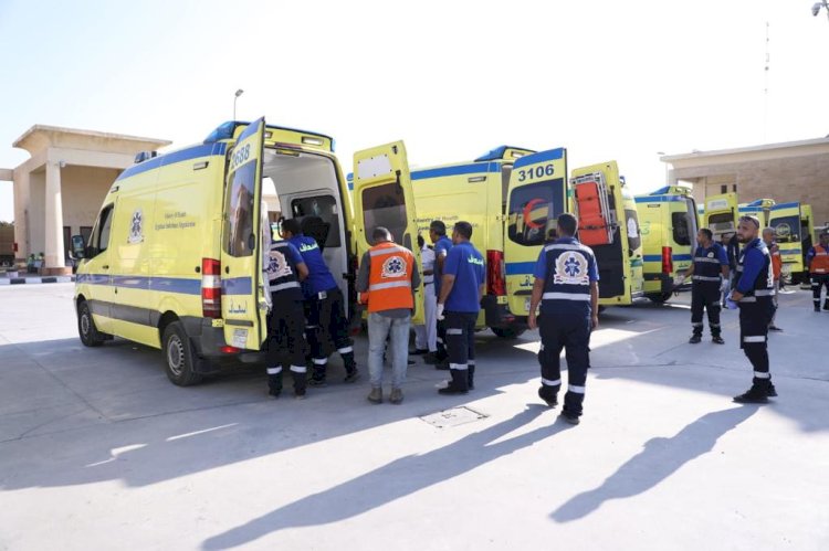 الصحة تعلن وصول مجموعة من الأشقاء الفلسطينيين المصابين في أحداث غزة للعلاج بمصر 
