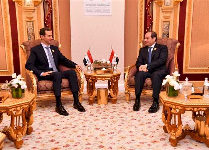 الرئيس السيسى ونظيره السورى بشار الأسد يعقدان جلسة مباحثات على هامش قمة الرياض