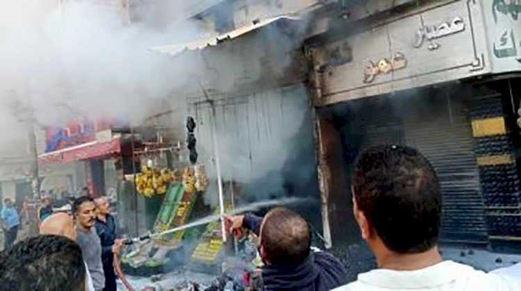 حريق بمحل ألعاب فى سوهاج دون حدوث إصابات