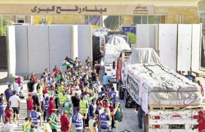 القاهرة الإخبارية: وصول 70 شاحنة مساعدات إلى شمال قطاع غزة