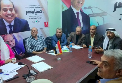 أمانة "مصر أكتوبر" بشمال سيناء تلتقى حملة المرشح الرئاسى عبد الفتاح السيسى   