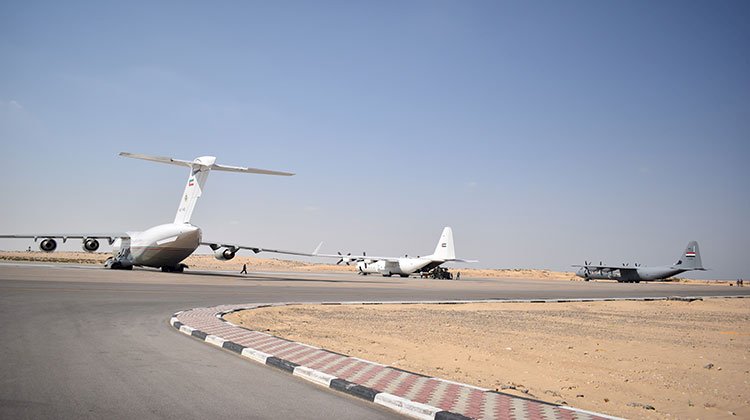 مطار العريش يستقبل شحنات مساعدات جوية لغزة قادمة من قطر والكويت وبلجيكا والأردن  