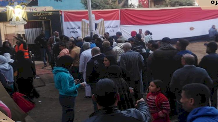 الالاف من المواطنون على لجان انتخابات الرئاسة 2024 في القاهرة والمحافظات