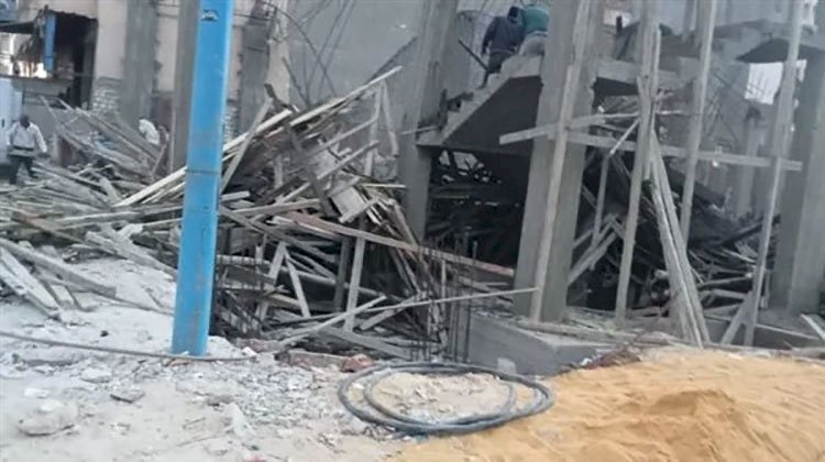 إصابة 7 عمال بناء سقط عليهم سقف مسجد في مطروح