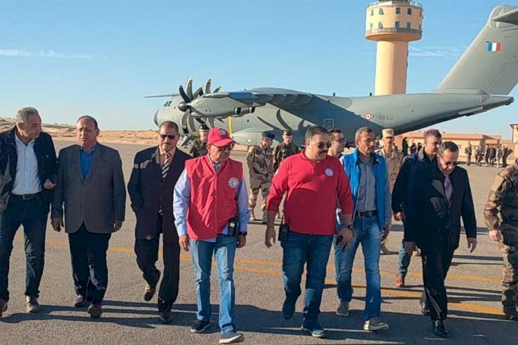 محافظ شمال سيناء يستقبل وفدًا فرنسيًا رفيع المستوى في مطار العريش