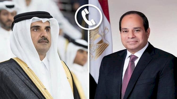 أمير قطر يهنئ السيسي على فوزه بولاية رئاسية جديدة