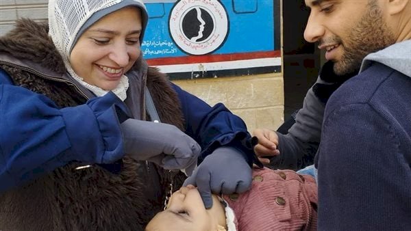 حملة التطعيم ضد شلل الأطفال تجوب 6 قرى في الحسنة بشمال سيناء