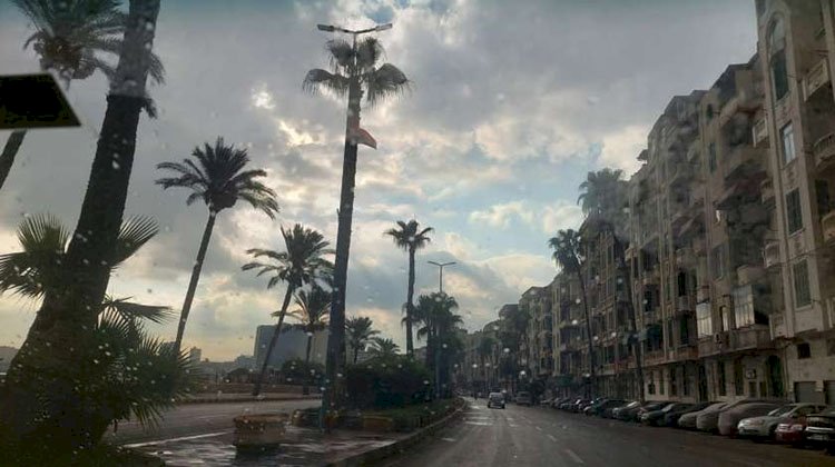 توقعات بسقوط أمطار على الإسكندرية على مدار اليوم