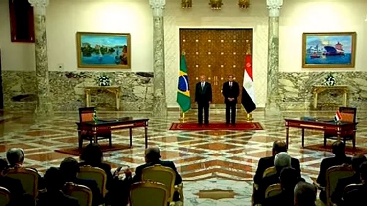الرئيس السيسي ونظيره البرازيلي يشهدان التوقيع على عدد من الاتفاقيات