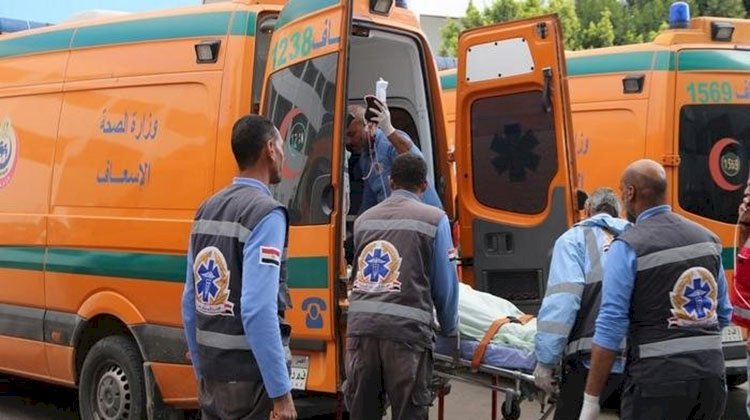 مصرع شخصين وإصابة 6 آخرين في انقلاب ربع نقل بصحراوي المنيا